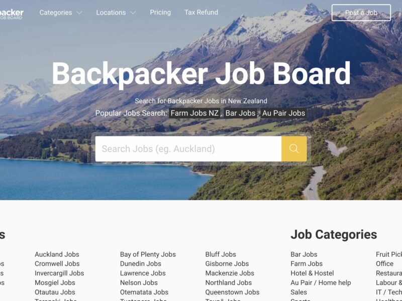 Backpacker Job Board NZ